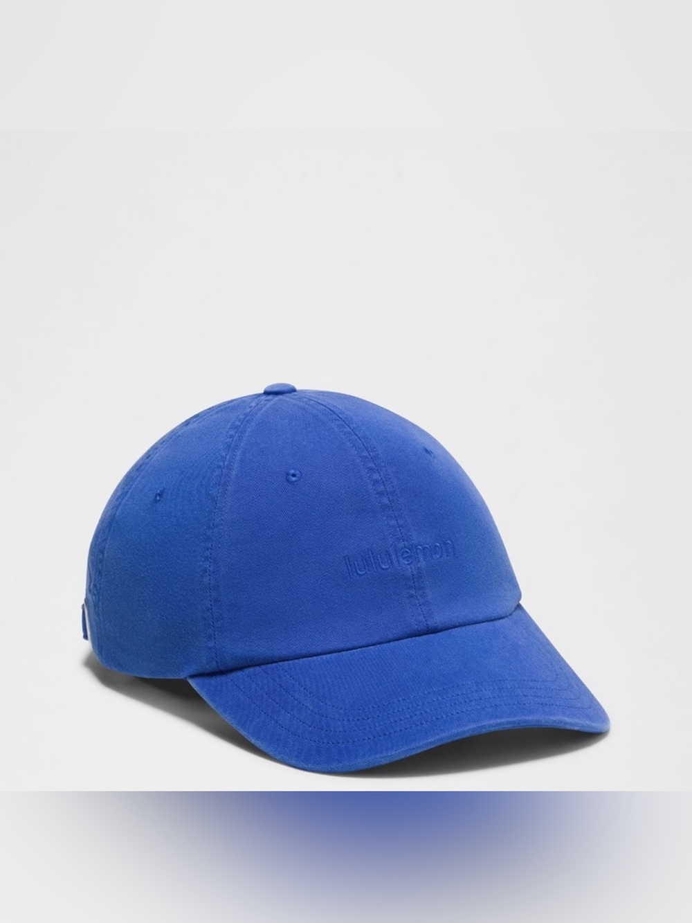 lululemon athletica Men's Royal Blue Curved-Brim Baseball Cap L/Xl